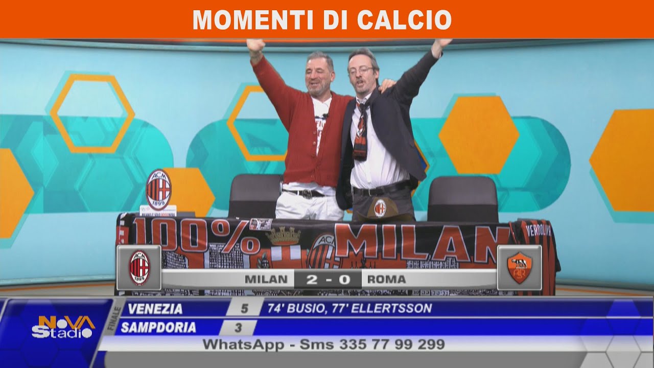 MOMENTI DI CALCIO Milan-Roma 3-1
