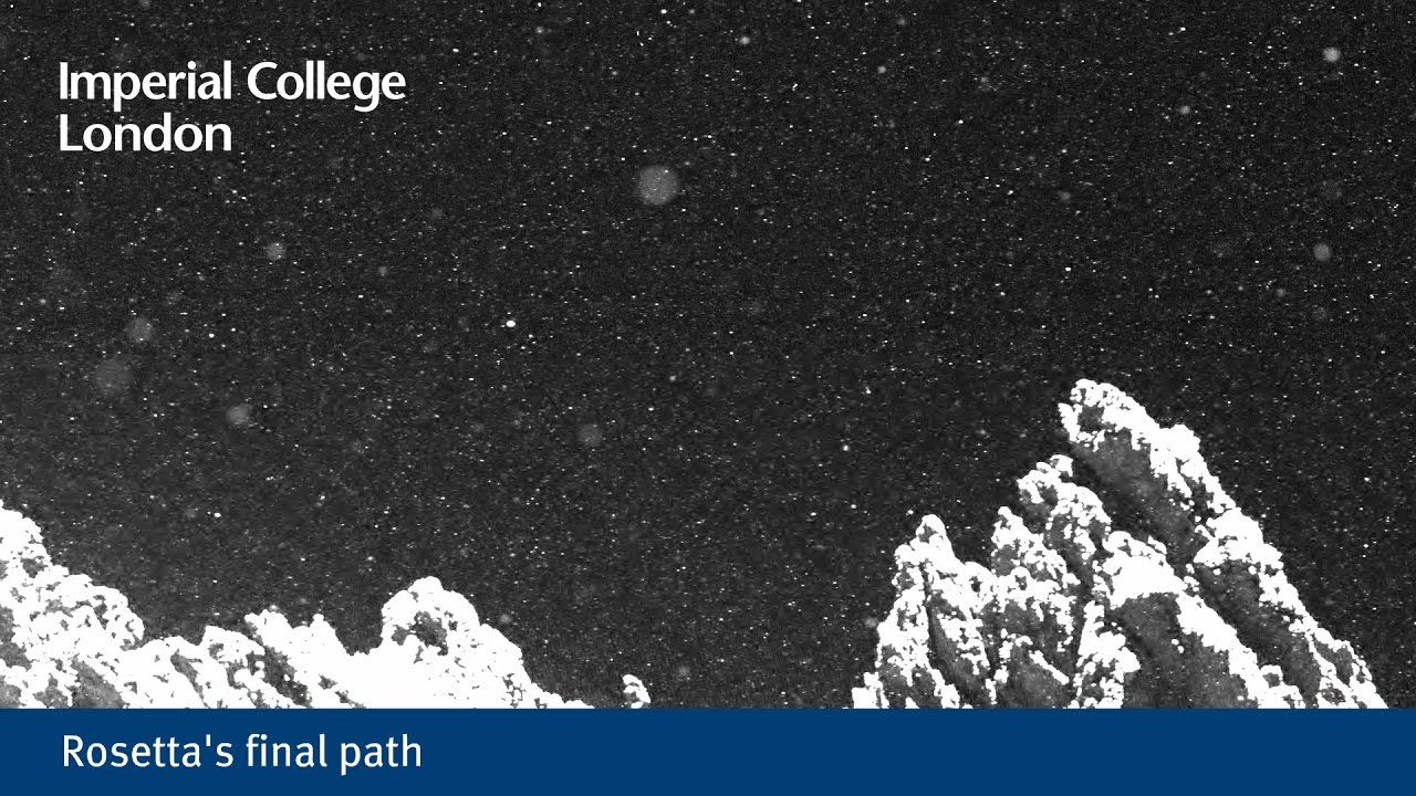 Rosetta's final path