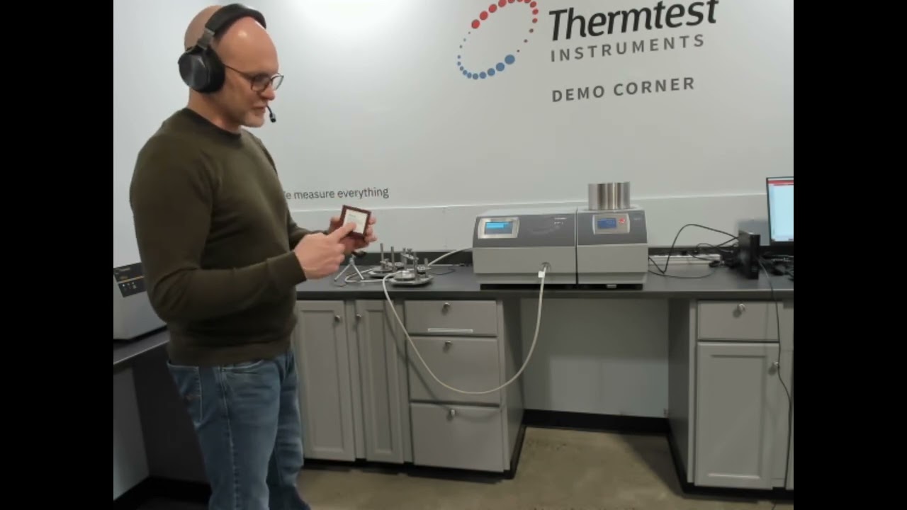 MP-1 Demo: Bulk Thermal conductivity of Small Macor Ceramic with Transient Plane Source