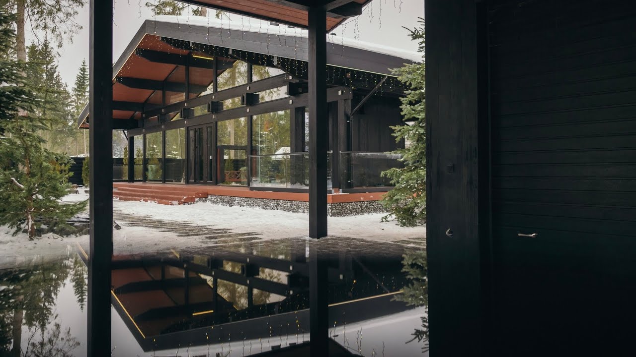 Загородный дом на 4 спальни с личной акваторией