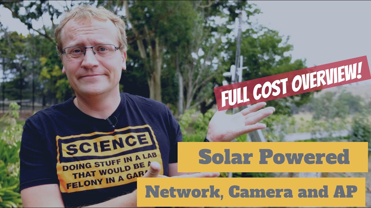 Solar powered Unifi network setup - including full cost overview