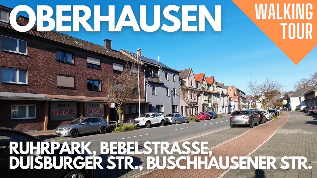 Oberhausen - Ruhrpark bis Buschhausener Str. | Walking Tour | November 2024
