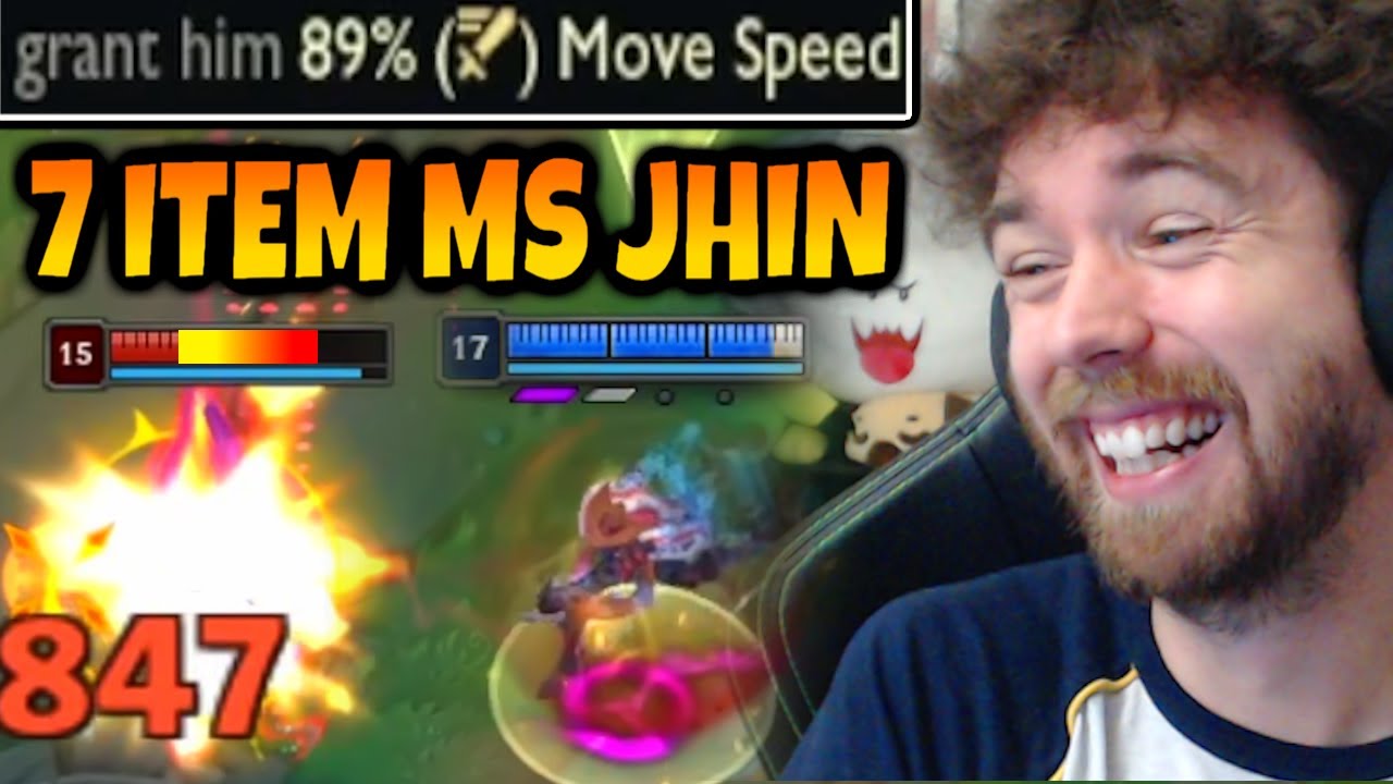 SPEED JHIN got EVEN BETTER WITH THE NEW ITEMS. 90% MOVESPEED EVERY AUTO.