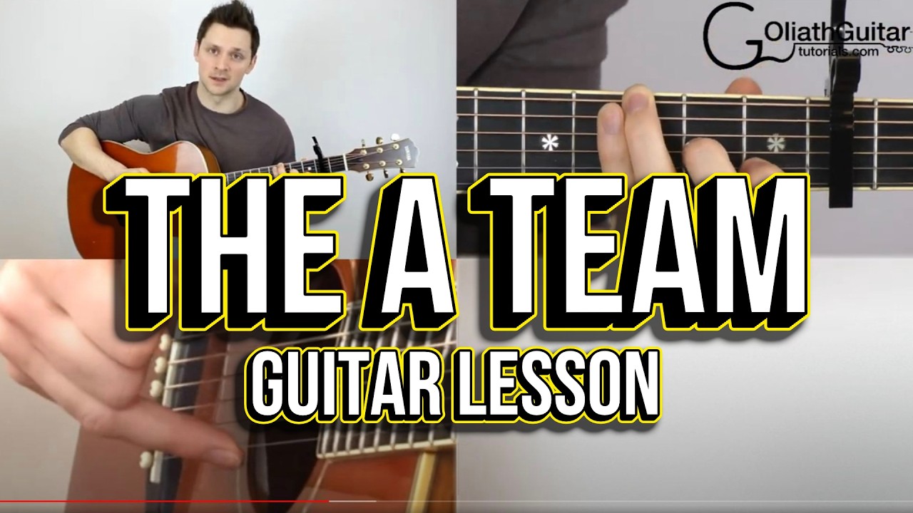 The A Team - Ed Sheeran - Fingerstyle Guitar lesson & Tutorial Tabs