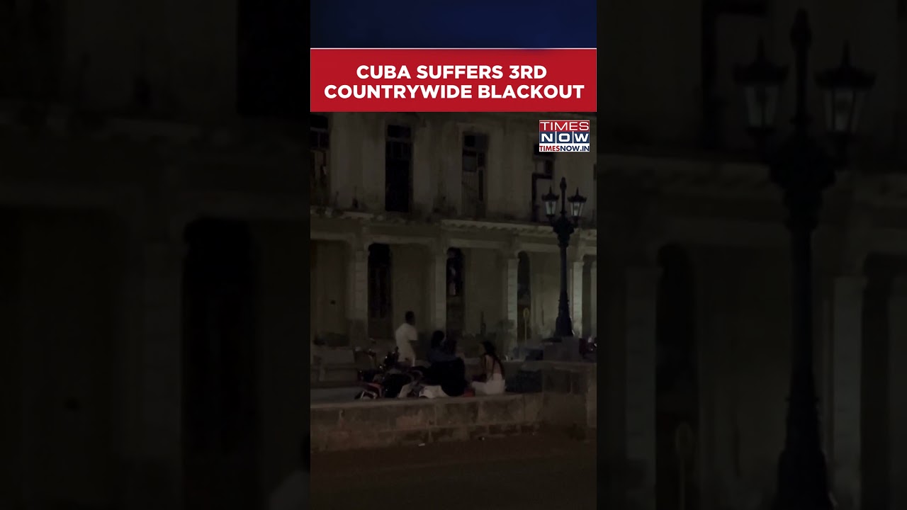 Cuba&rsquo;s Power Grid Collapses Leaving It Without Electricity For The 3rd Time This Month #shorts