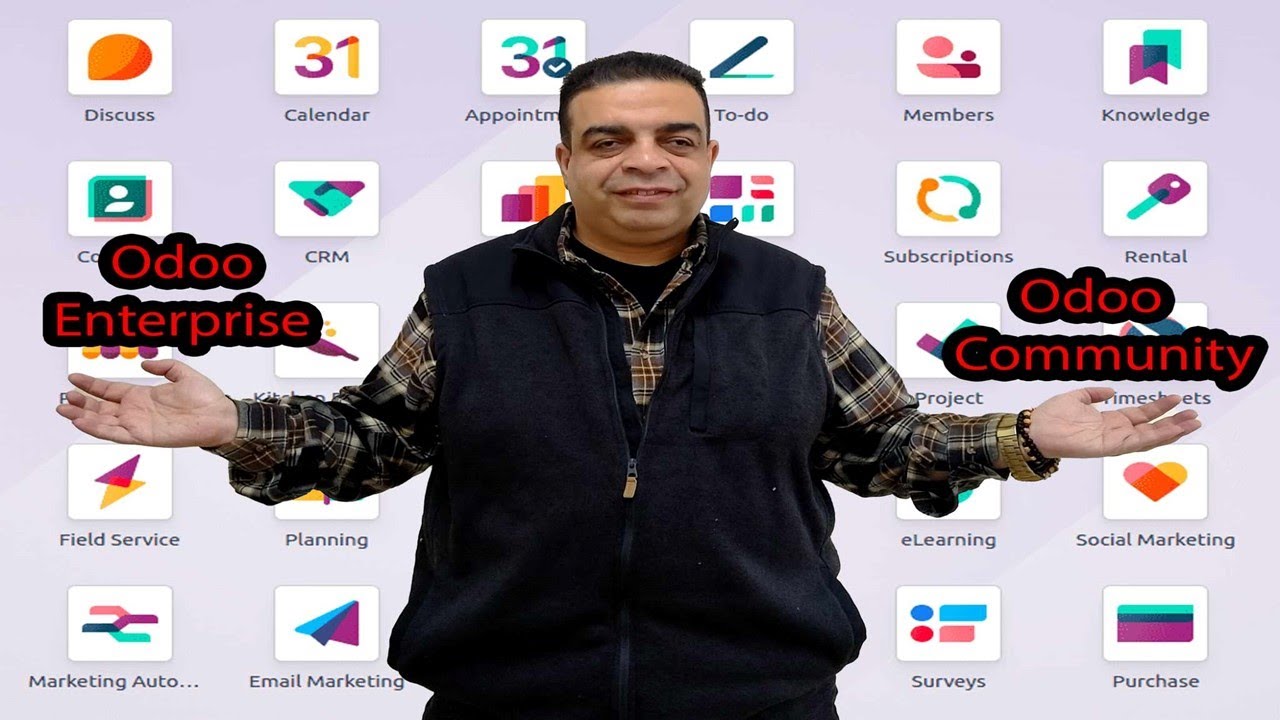 الفرق بين الفرق بين اودو النسخة المجانية والمدفوعة Odoo Enterprise vs Community مع الخبير