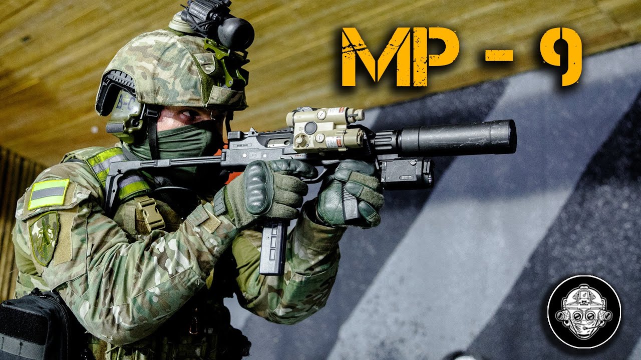Оружие Спецназа ЦСН ФСБ - пистолет-пулемет MP9 ! Супер скорострельная швейцарская пушка от B&T  !