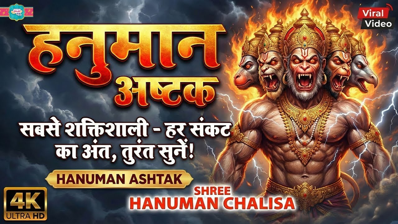 LIVE:  Sankat Mochan Hanuman Ashtak | With Lyrics | संकटमोचन हनुमान अष्टक | Hanuman Chalisa 2026