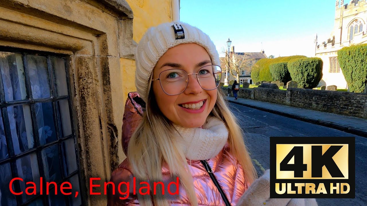 Walking in Calne, Wiltshire, England - Hidden Gem 4K HD Quality
