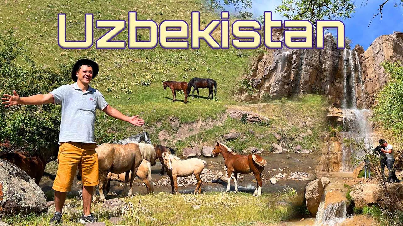Exploring Rural Uzbekistan | Tavaksay Waterfalls, Village Life & Horse Riding