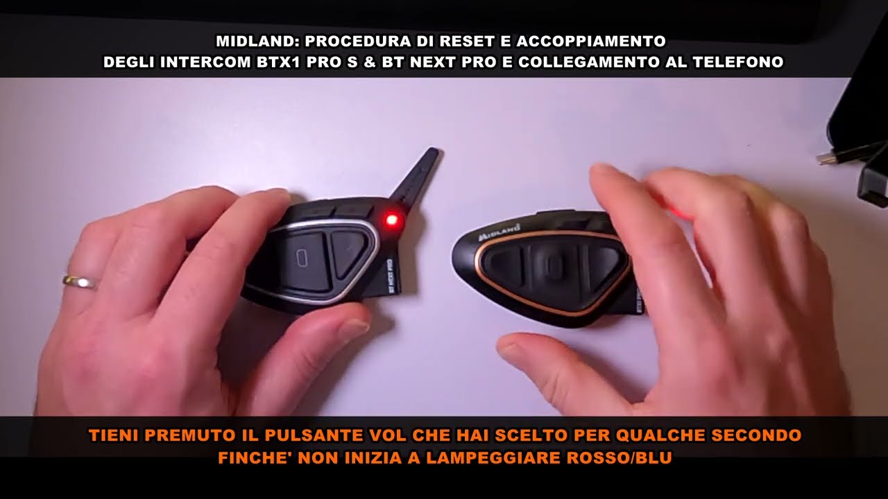 Midland BTX1 PRO S BT NEXT PRO - Guida veloce
