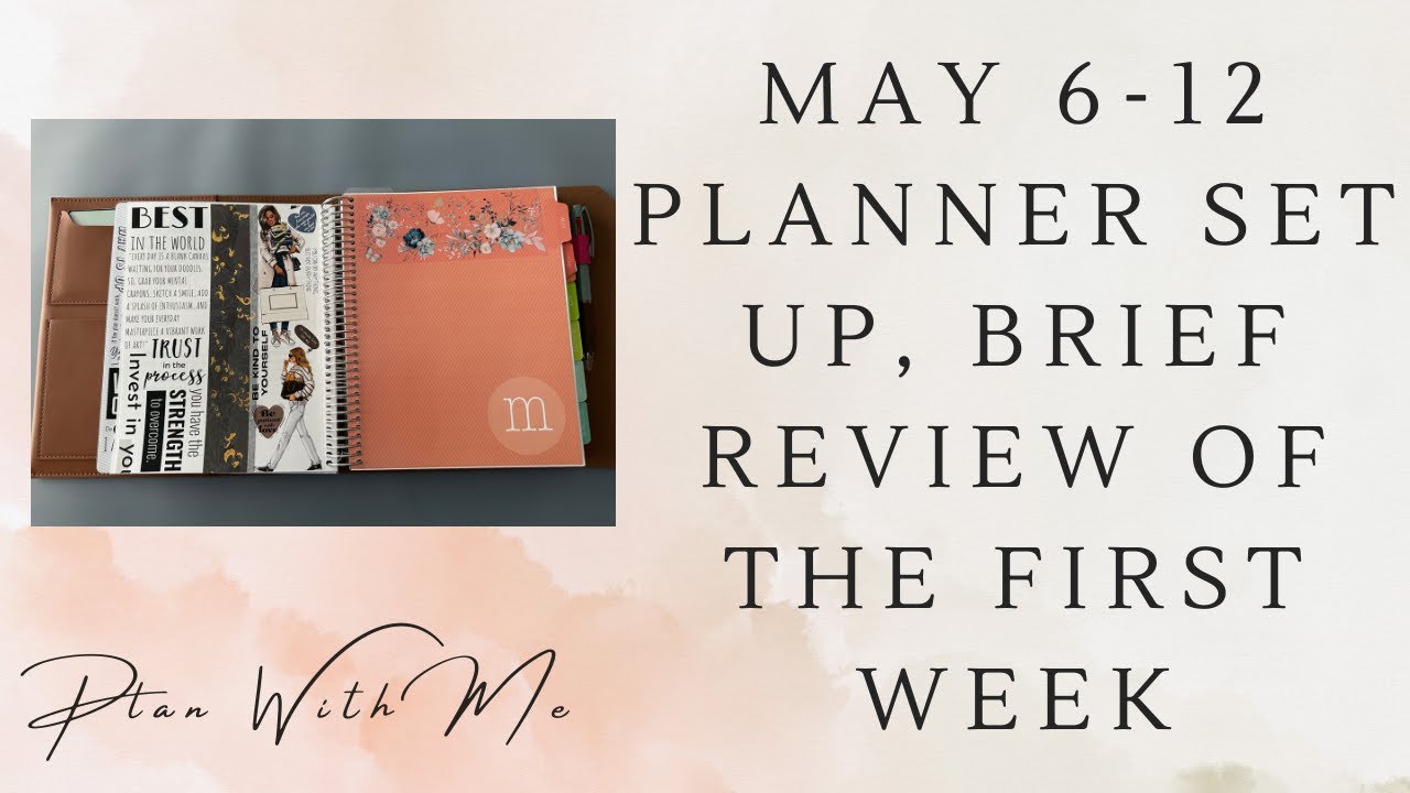 Plan With Me - May 6th to 12th