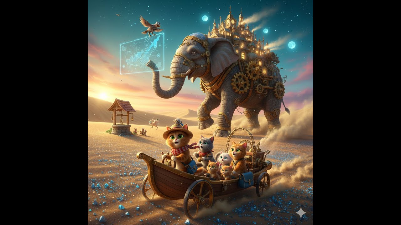 the-cutest-cat-family-ever-daily-life-funny-antics-Part25-Jasper-&-The-Mechanical-City-of-Elders
