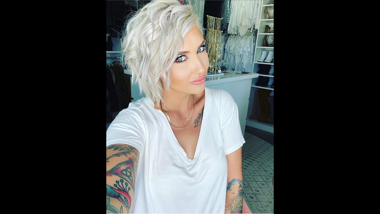 how to curl short hair with a flatiron