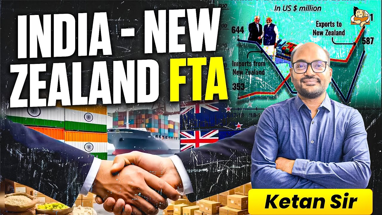 India New Zealand Free Trade Agreement Explained for UPSC | International Relations & Economy