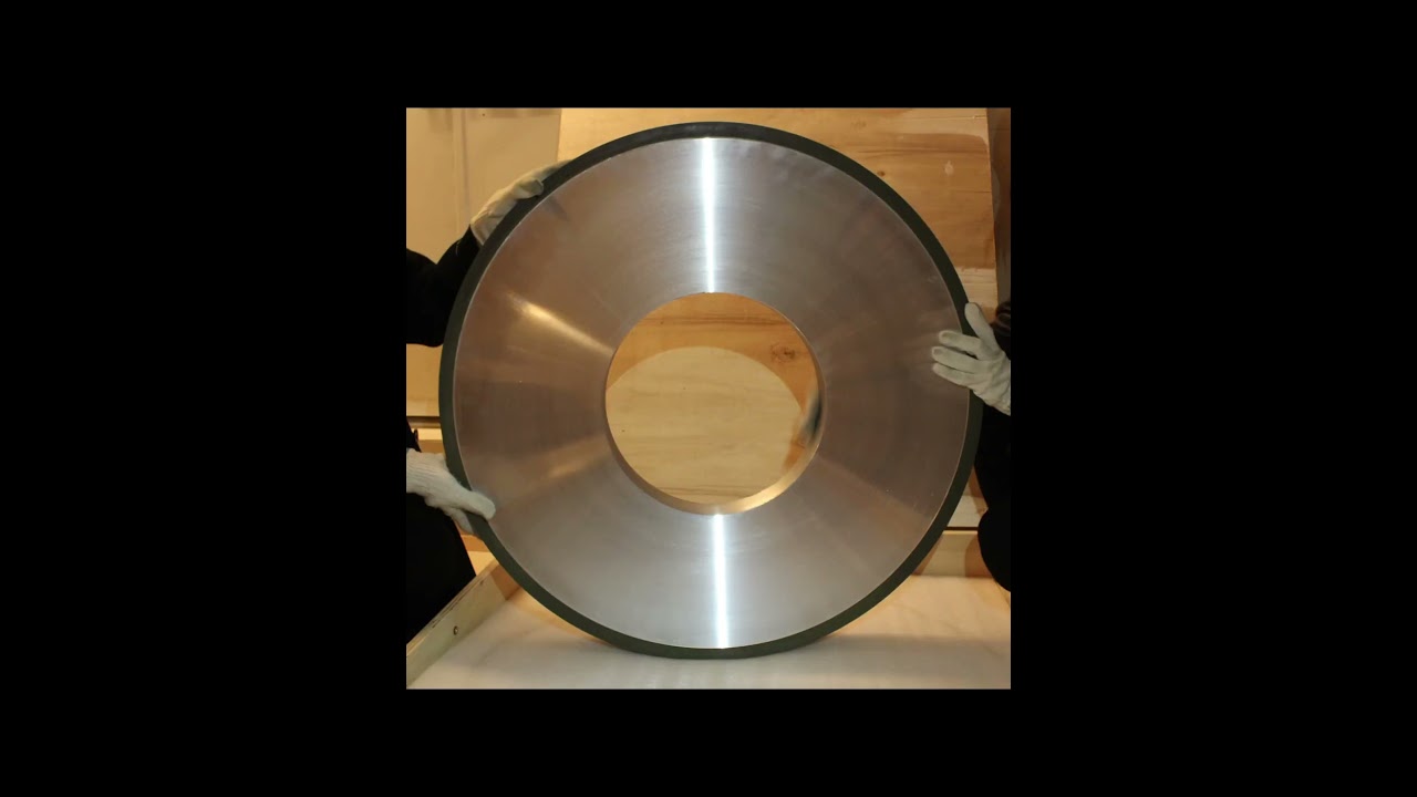 Big diameter diamond/CBN grinding wheel processing #bigwheel #diamondwheel #cbnwheel #manufacturing