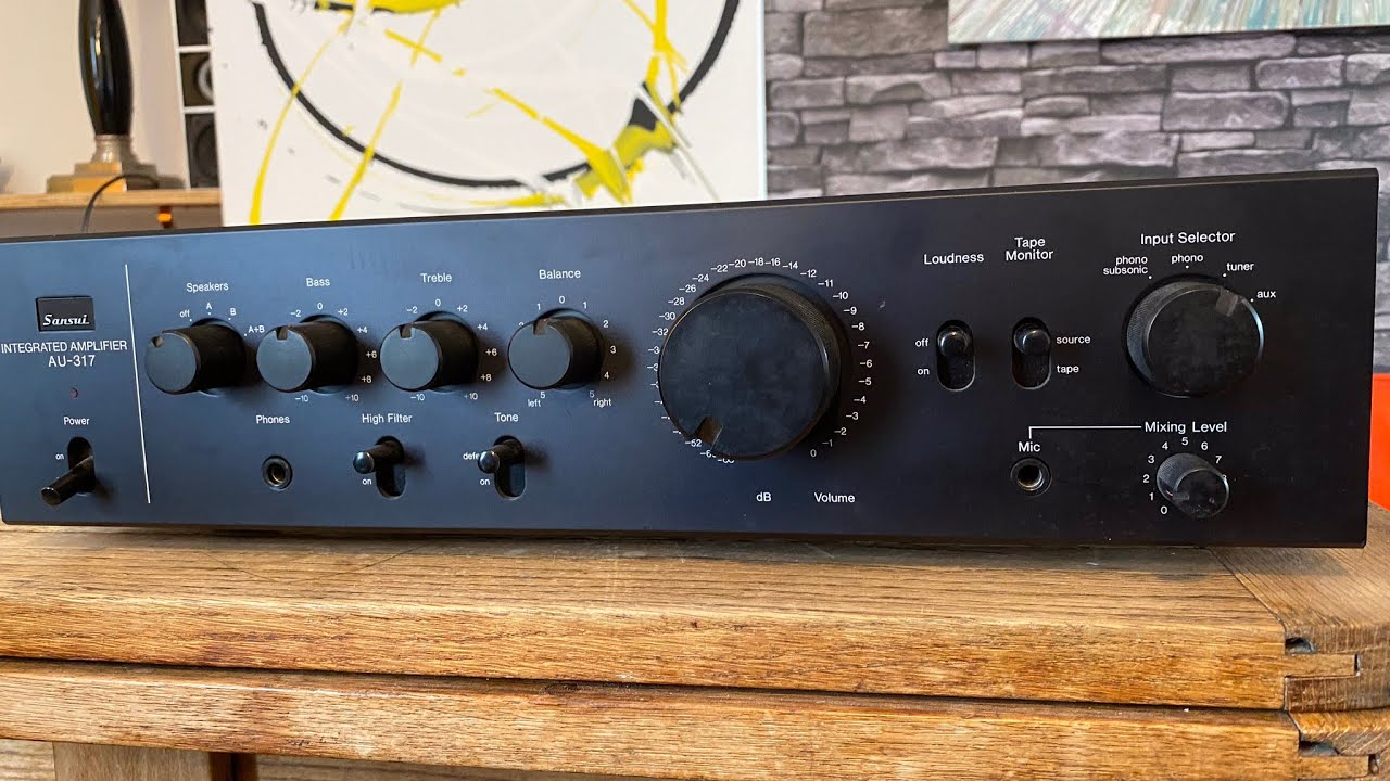 Sansui AU 317  Vintage amplifier a hidden gem from 1978.