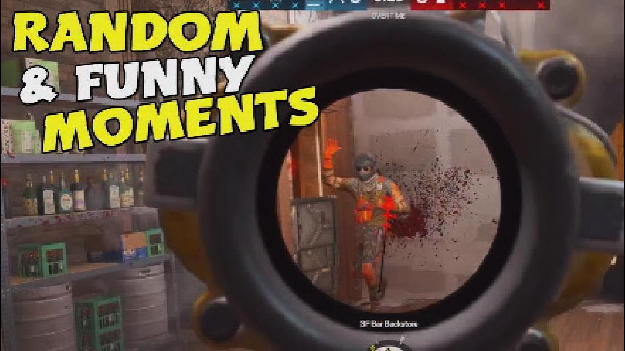 Funny & Random RAINBOW SIX Clips - RANKED Edition #11