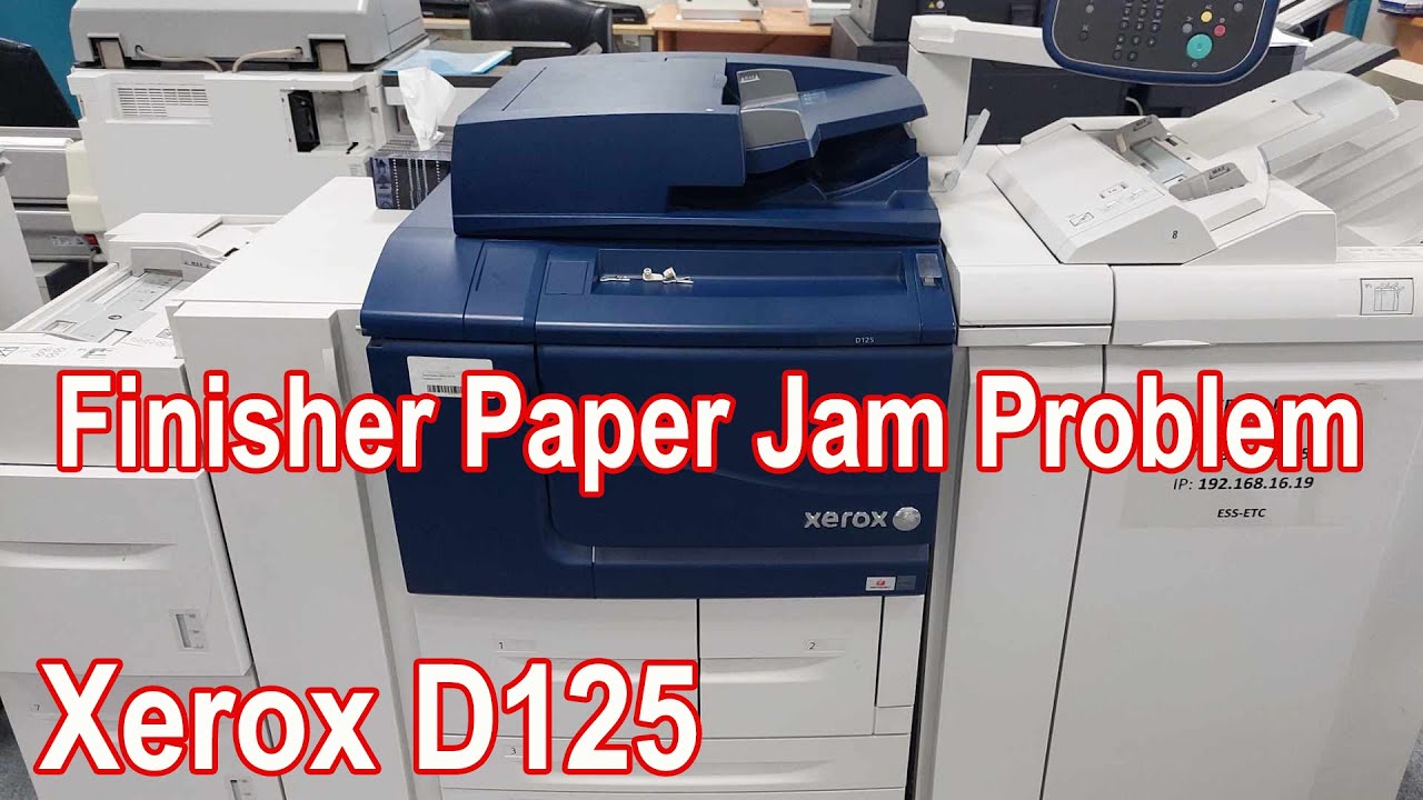 Fault Code 012-908 | Xerox D125 | Finisher Paper Jam Problem | Sensor Problem | (SOLVED)