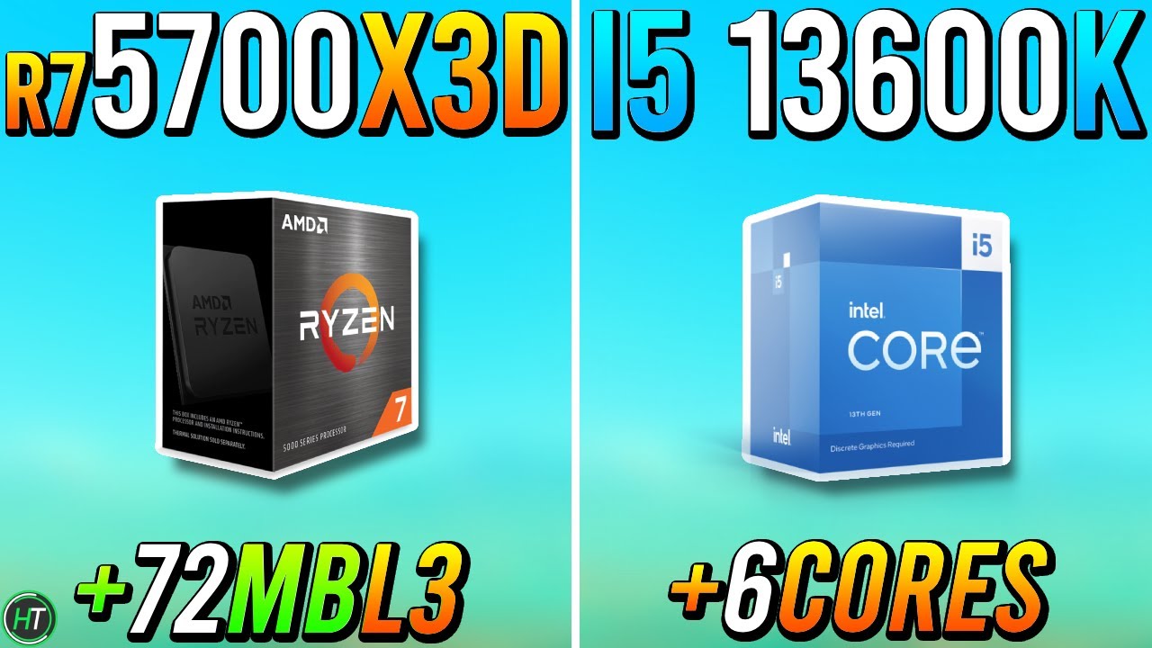 Ryzen 7 5700X3D против i5 13600K — что выбрать?