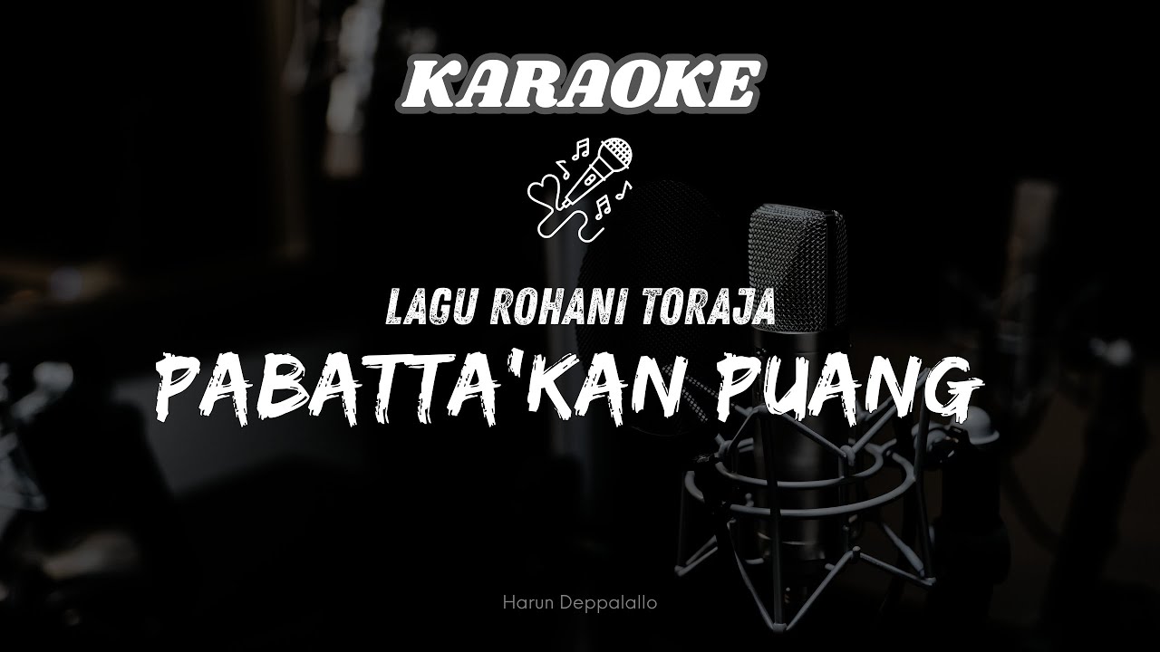 Karaoke Lagu Rohani Toraja - 