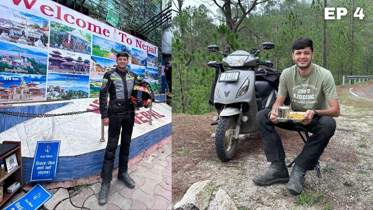 CROSSING Nepal Border! Tvs Jupiter Journey..