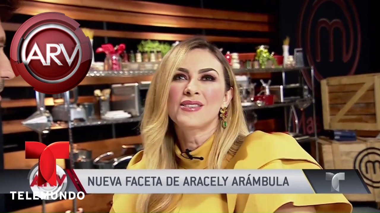 Aracely Arámbula demostró sus dotes como chef | Al Rojo Vivo | Telemundo