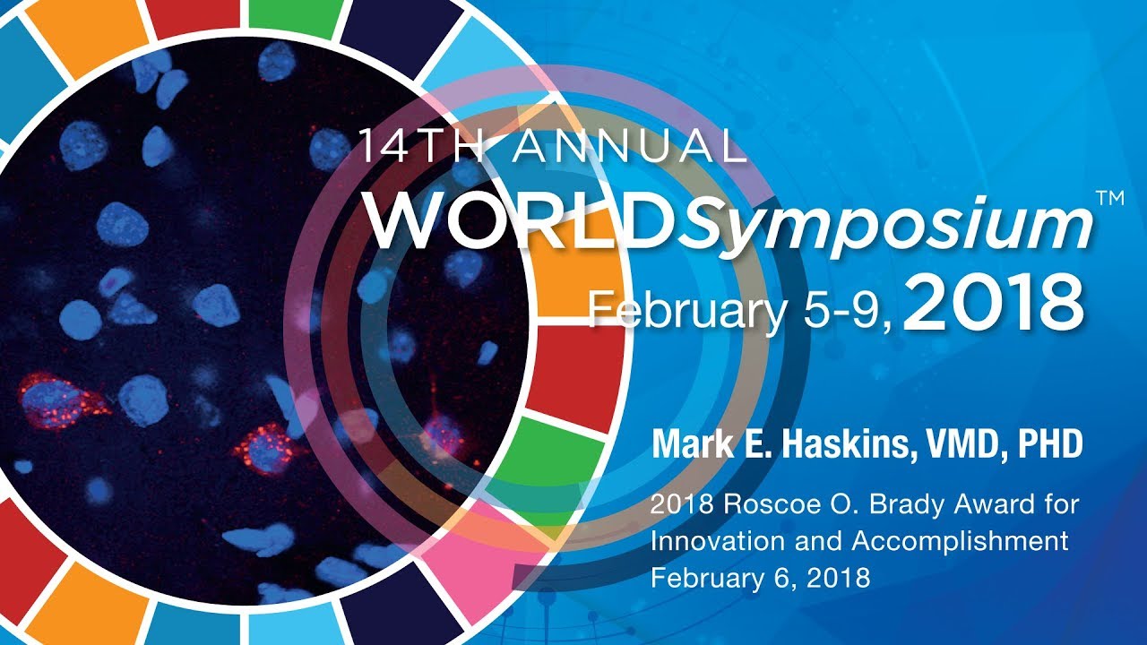Mark E. Haskins, VMD, PhD: 2018 Roscoe O. Brady Award for Innovation and Accomplishment