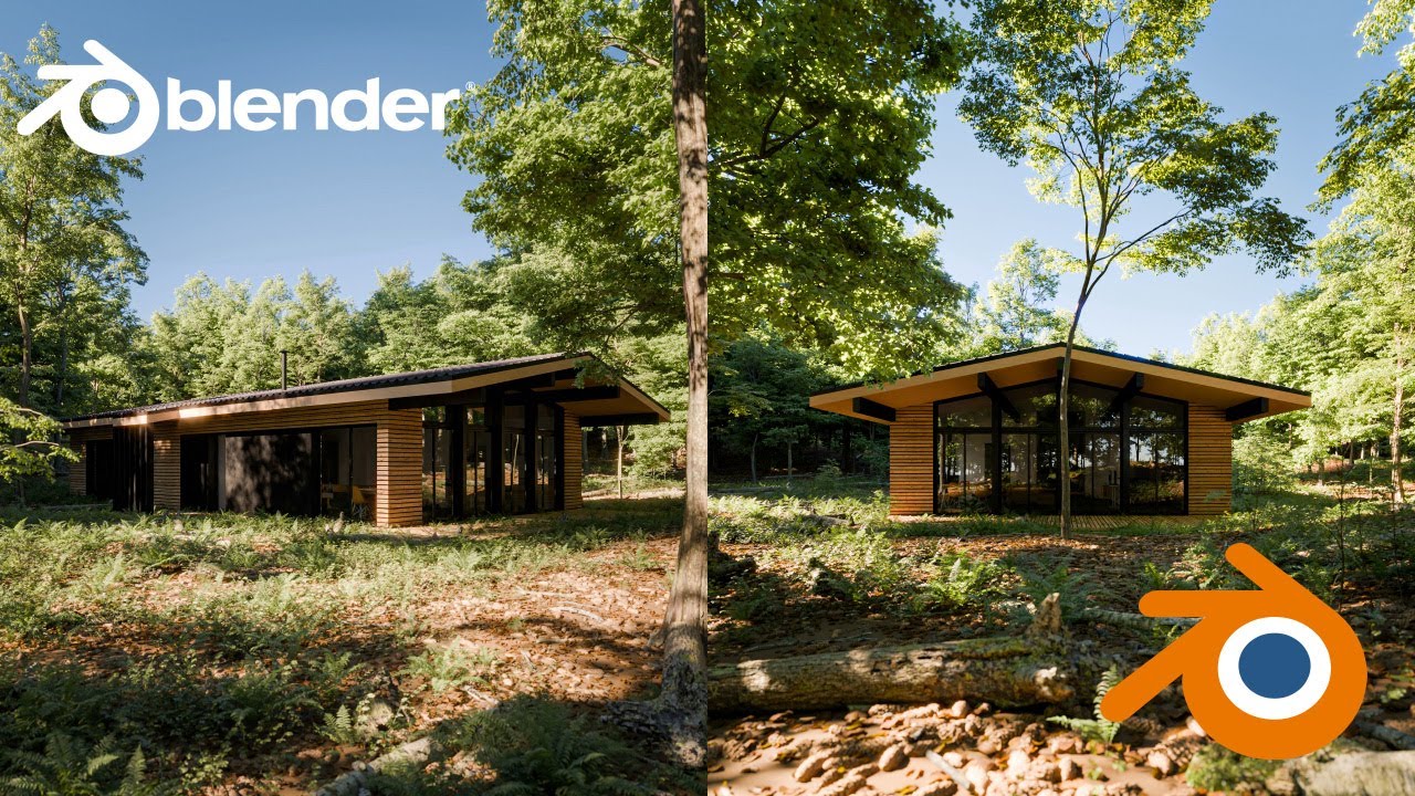 Easy Realistic Architecture And Environments In Blender - Beginner tutorial