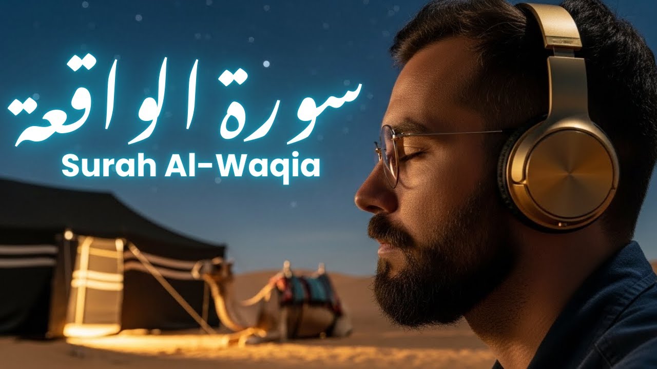 تلاوة خاشعة  سورة الواقعة كاملة   Transliteration | Surah Al-Waqia