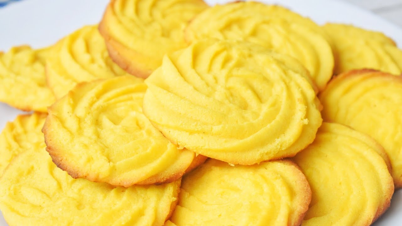 Easy Custard Cookies Recipe | Eggless & Only 4 Ingredients