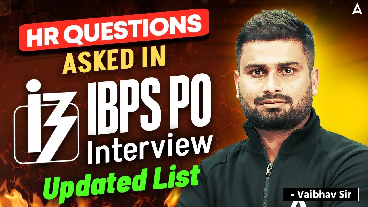 IBPS PO Interview 2025 | Most Important HR Questions & Answers | Bank PO Interview Preparation