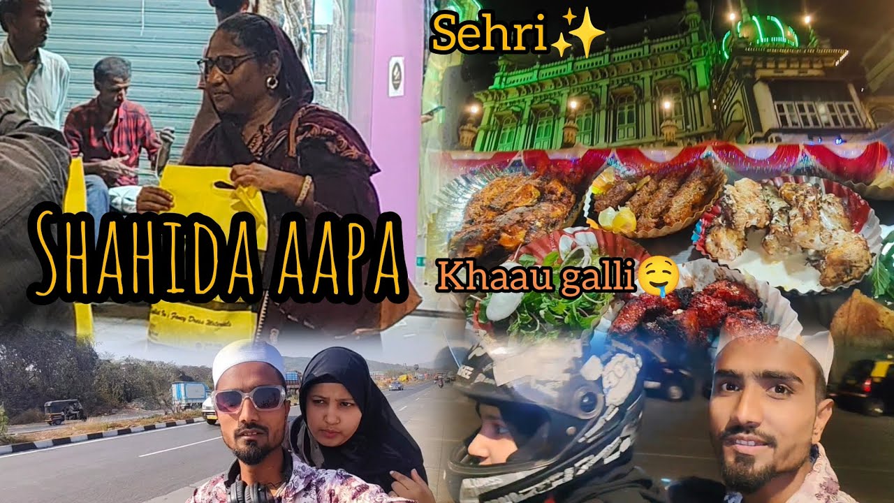 Sehri night in khaau galli🤤 family time❤️✨#youtubevideo#dailyvlog #sehri #travel #mumbai 