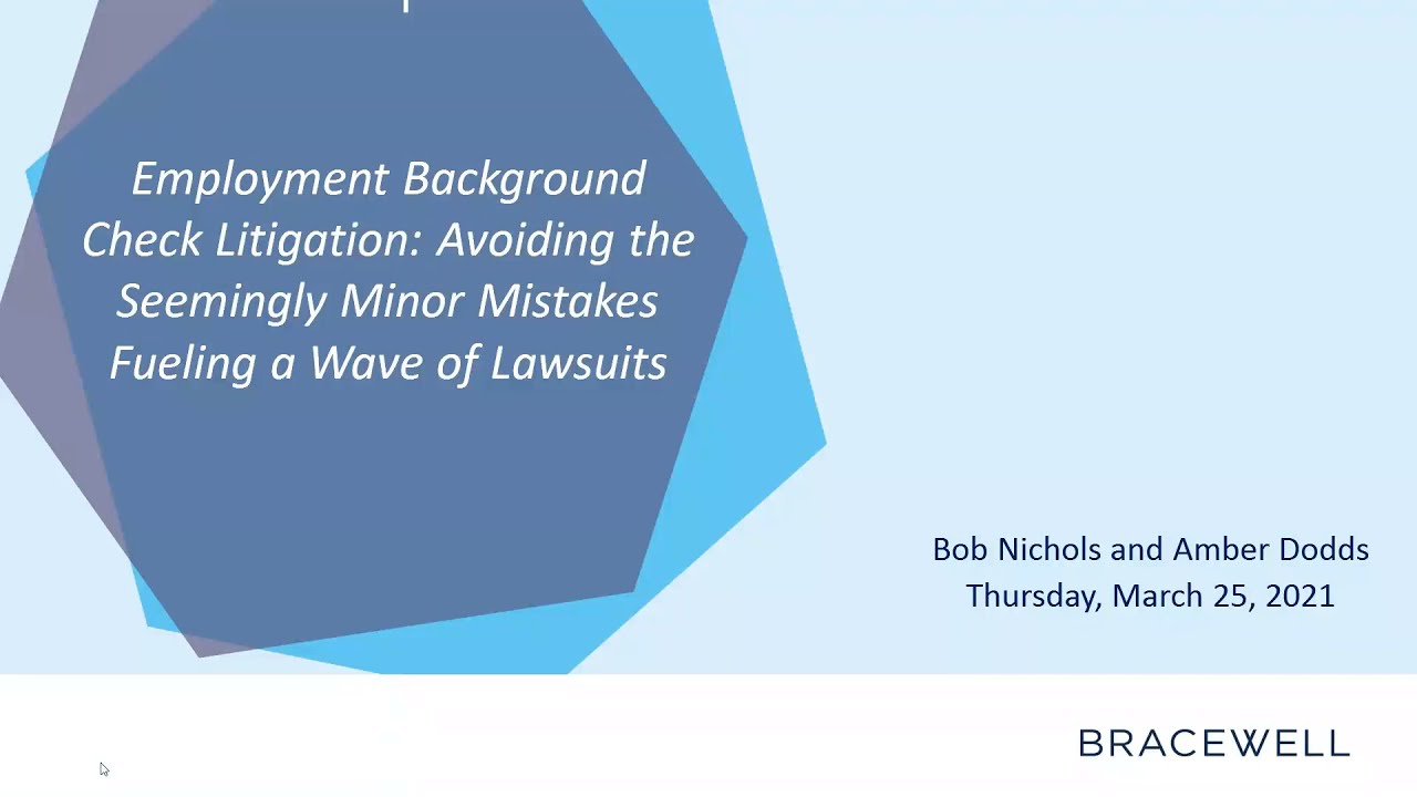 Employment Background Check Class-Action: Avoiding the Mistakes Fueling a Wave of Lawsuits