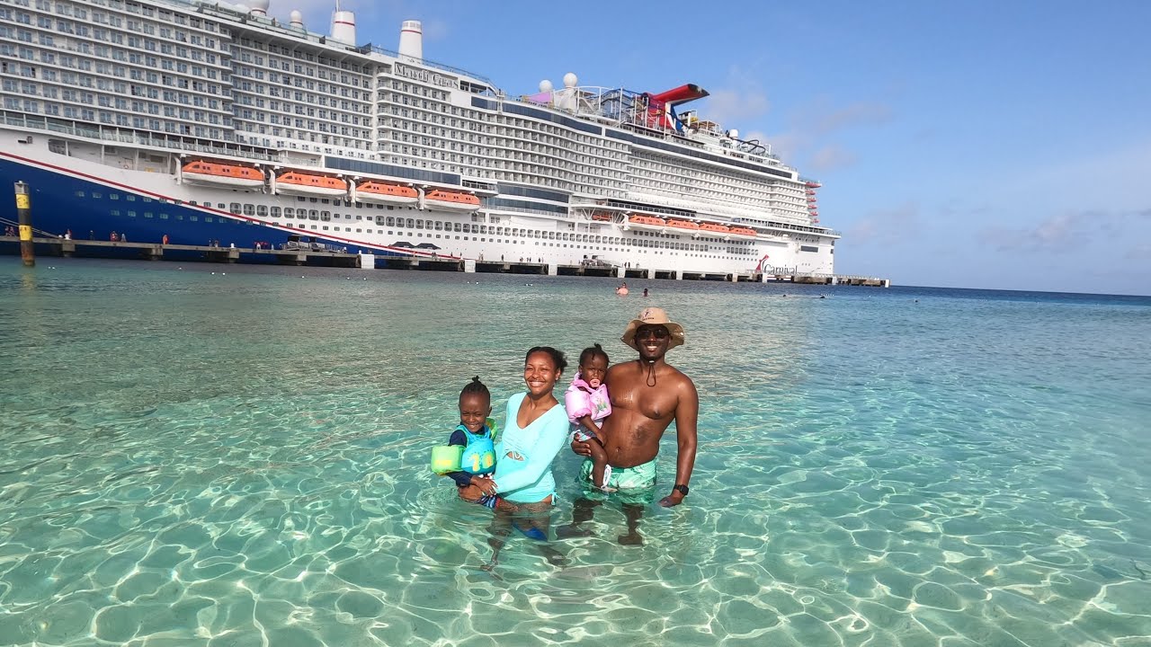 Carnival Mardi Gras family cruise the movie- Nassau, Amber Cove, Grand Turk -Family Harbor Room tour