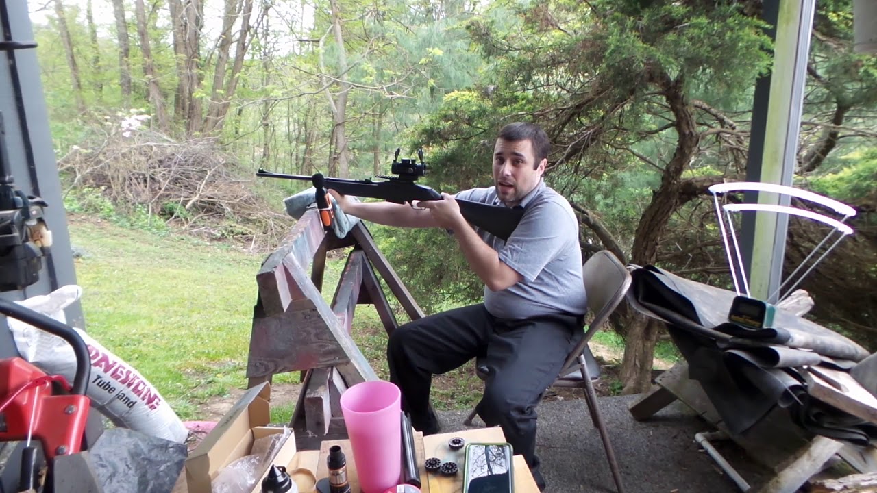 Crosman 1077 silencer muzzle break LDC monocore and a SURPRISE UMAREX GAUNTLET DEAL