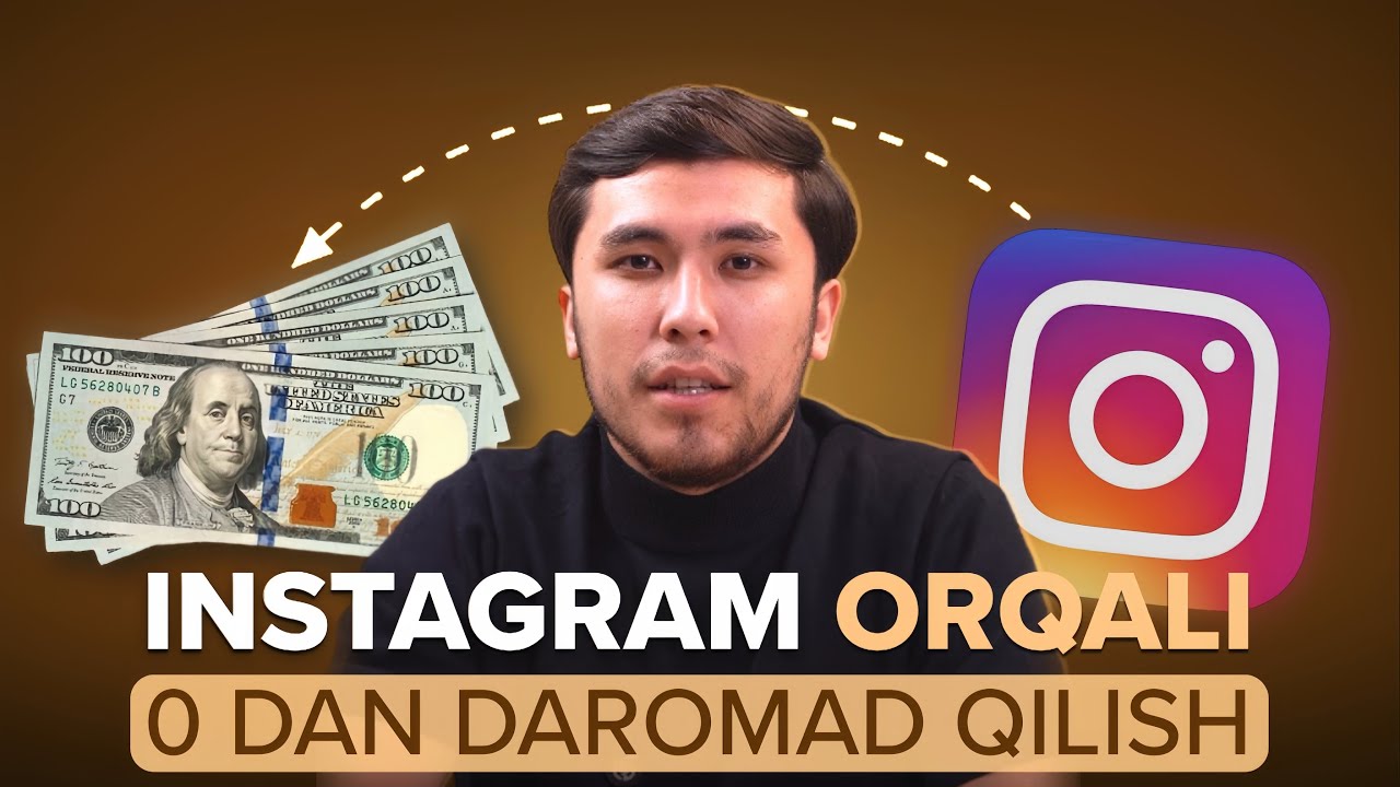 INSTAGRAM ORQALI DAROMAD (1-QISM)  #marketing #instagram