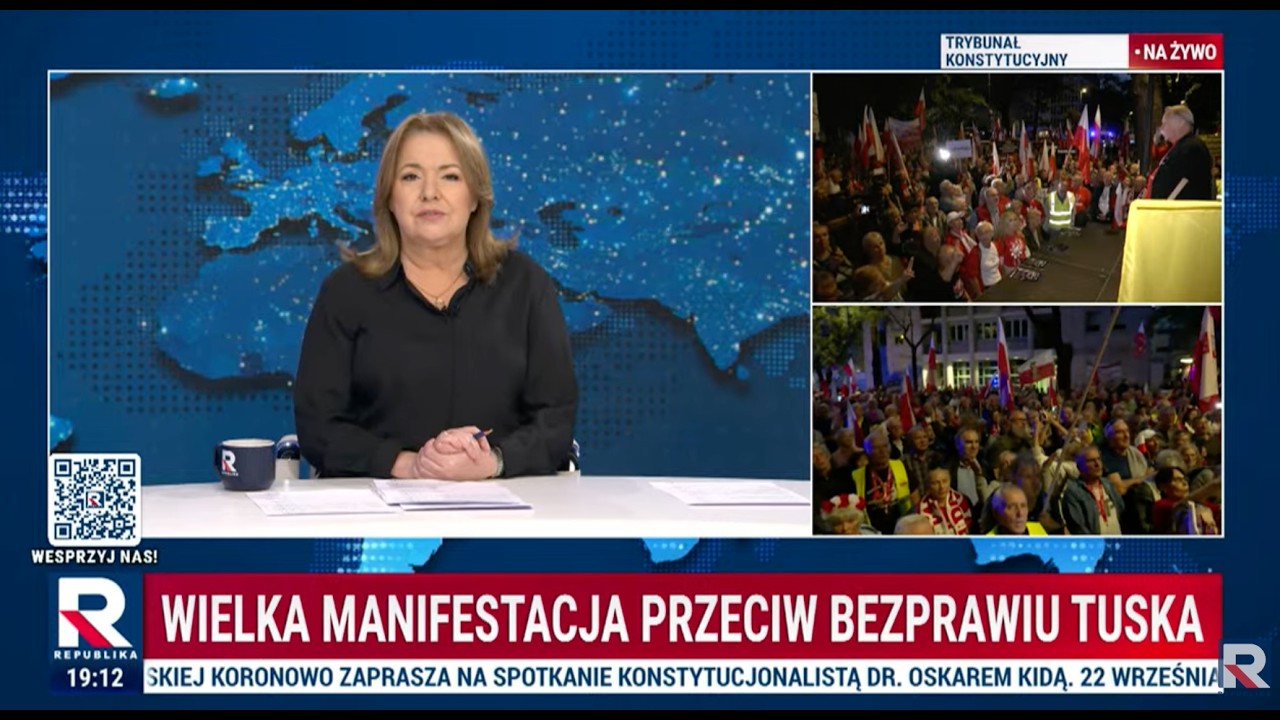 Dzisiaj Informacje Telewizja Republika 18.09.2026