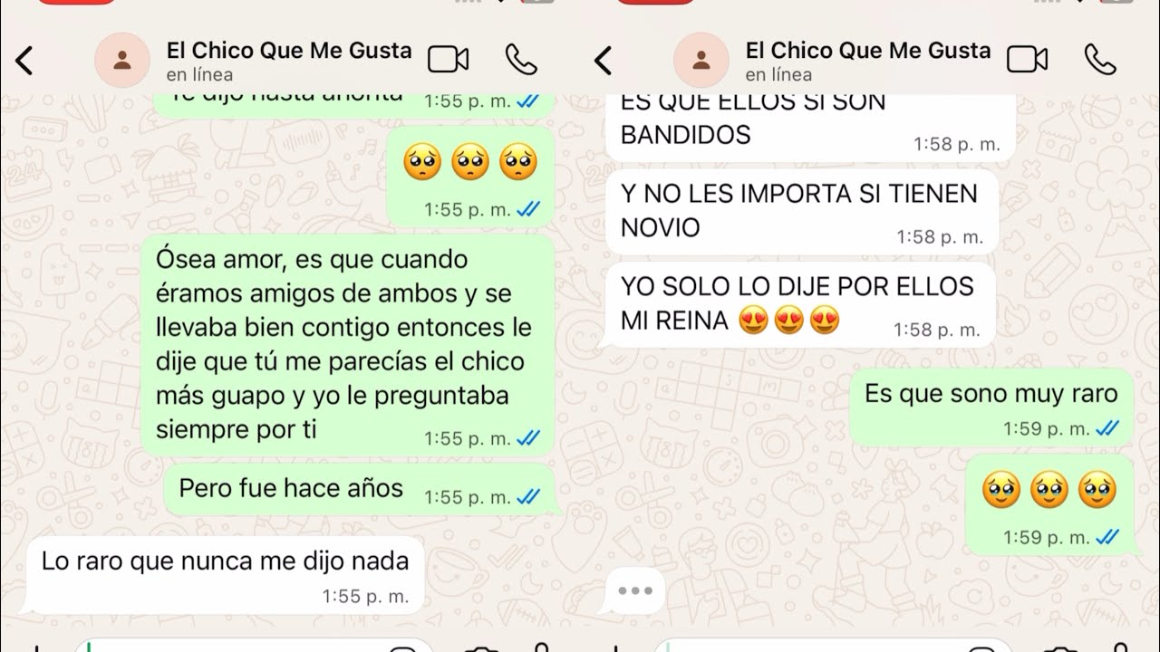 Chats con el chico que me gusta 😍 parte 11
