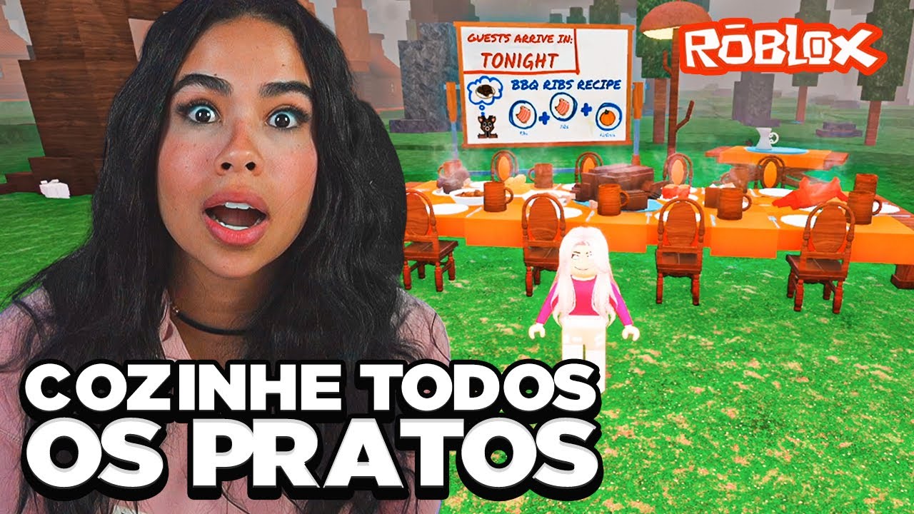 COZINHANDO TODOS OS PRATOS SOZINHA EM 99 NOITES NA FLORESTA