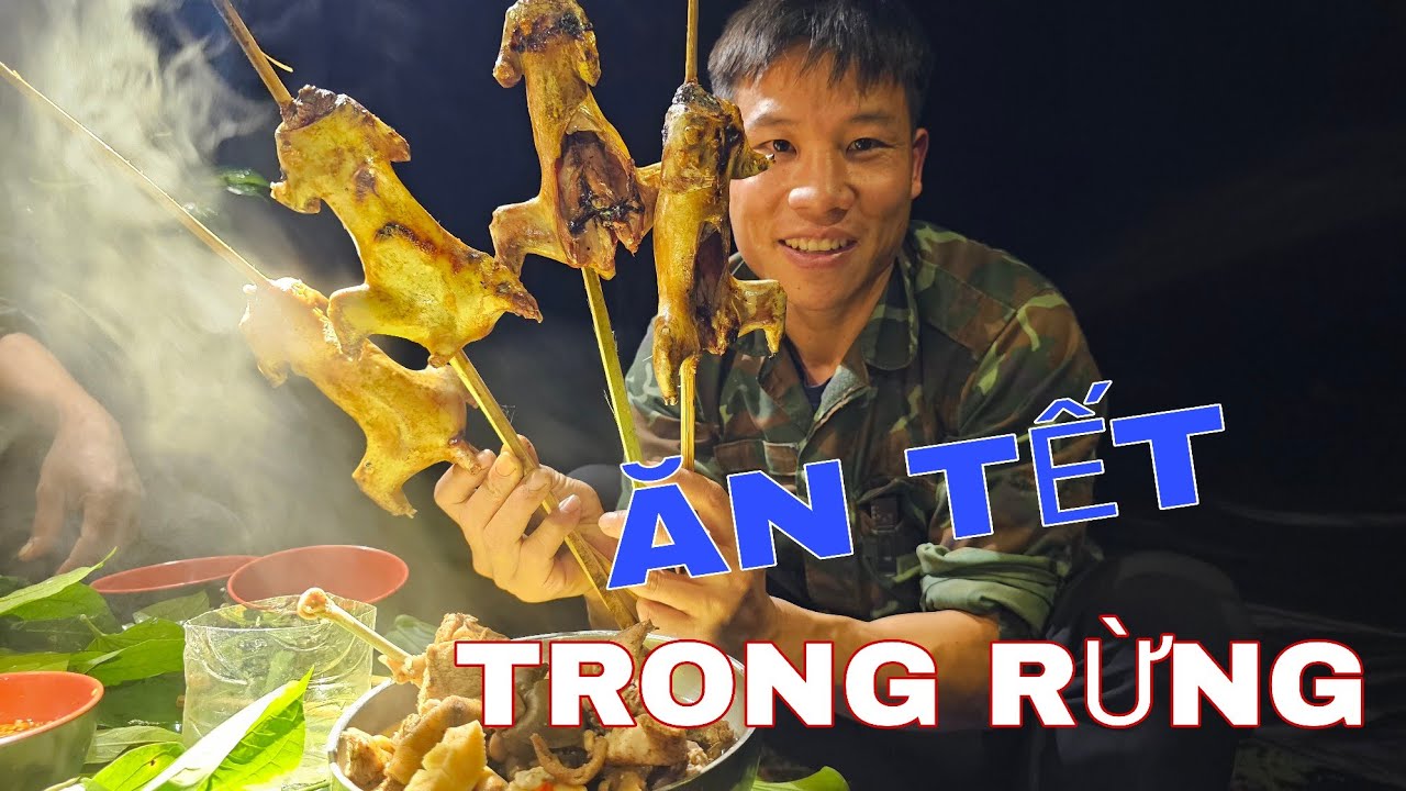 ĂN TẾT TRONG RỪNG / NGÀY KIẾM DƯỢC LIỆU, TỐI ĂN TẤT NIÊN TỔNG KẾT CHUYẾN ĐI RỪNG CUỐI NĂM !