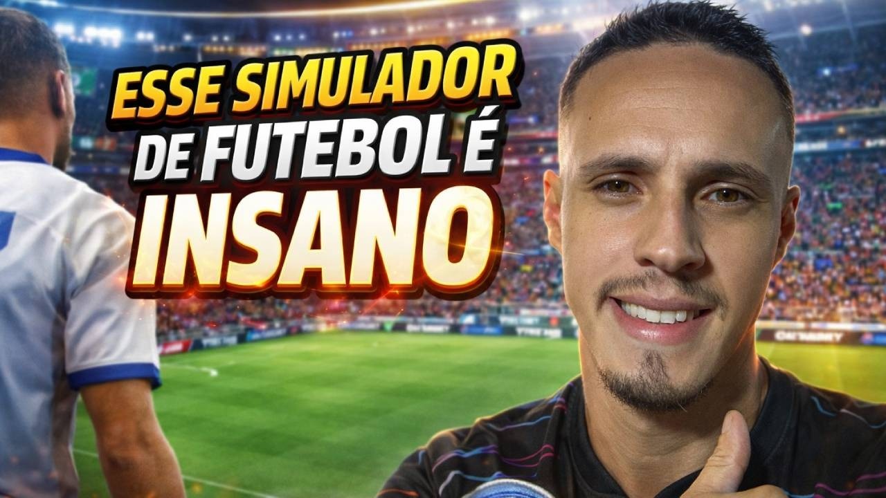 🔴ESSE SIMULADOR de FUTEBOL É INSANO🟢