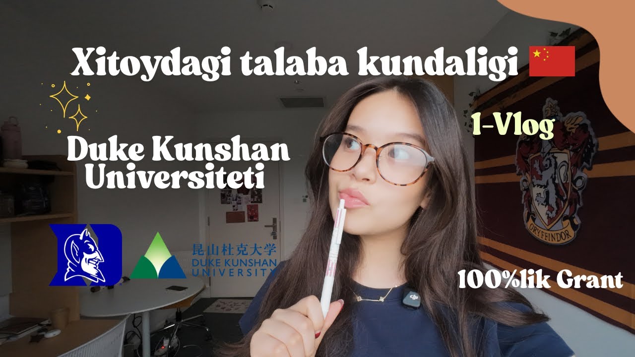 VLOG | Xitoydagi Talaba Kundaligi: Duke Kunshan Universiteti (part 1) 🇨🇳🇺🇸