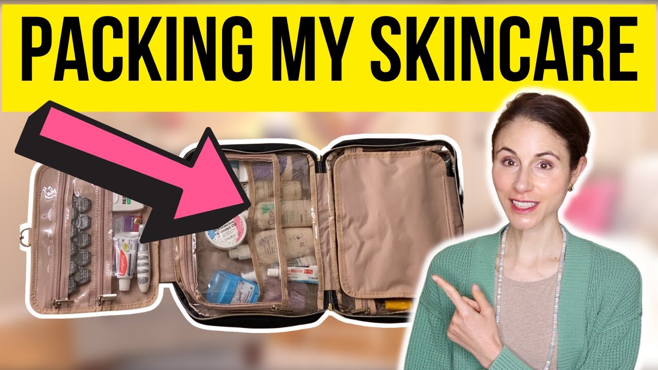 *Vlog* PACKING MY SKIN CARE BAG FOR A TRIP @Dr Dray