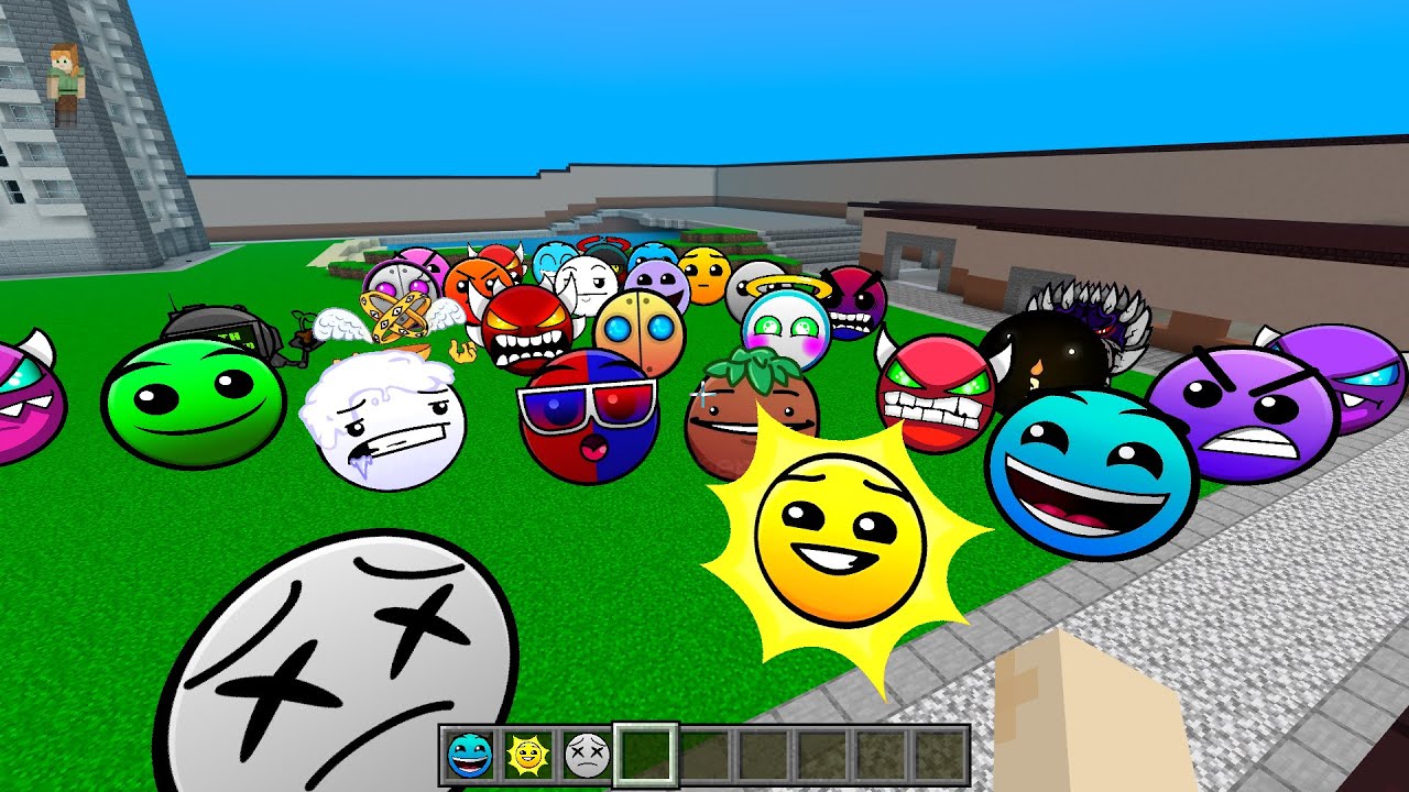 Lobotomy Nextbots V3 Update | Geometry Dash Difficulty Faces | MCPE