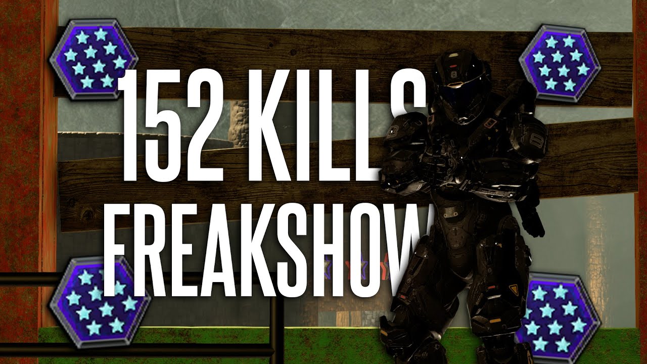 Freakshow Record | 152 Kills Solo, 6 Killionaires | Halo 5 Infection