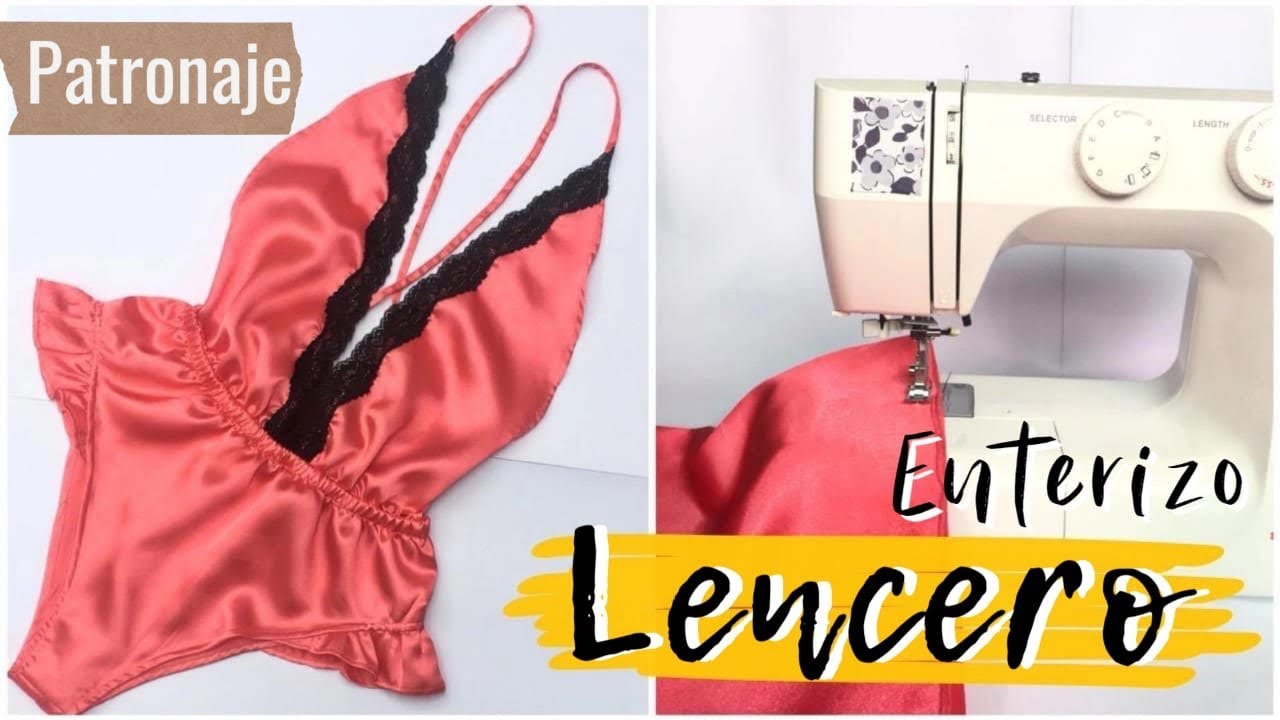 CÓMO HACER UN ENTERIZO / BODY LENCERO A MEDIDA | 1RA PARTE - PATRONES PASO A PASO