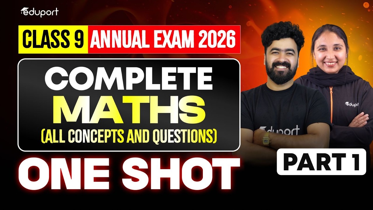 Class 9 Maths complete chapters in oneshot | Full Chapter | All Concepts And Questions - Part 1