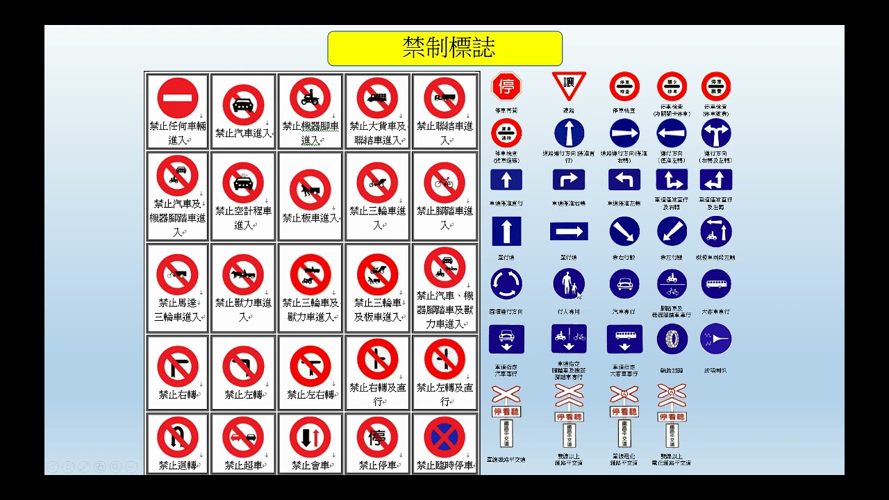 103班0615交通安全標誌