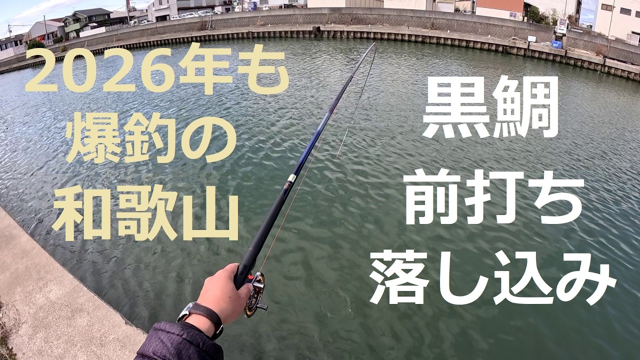 黒鯛釣り ＃042　黒松くん初めての『つ抜け？』前打ち・落とし込み